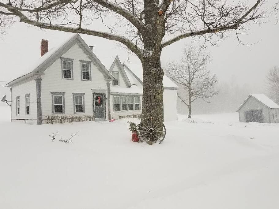 Winter wonderland connects to ITS Snowmobile trails