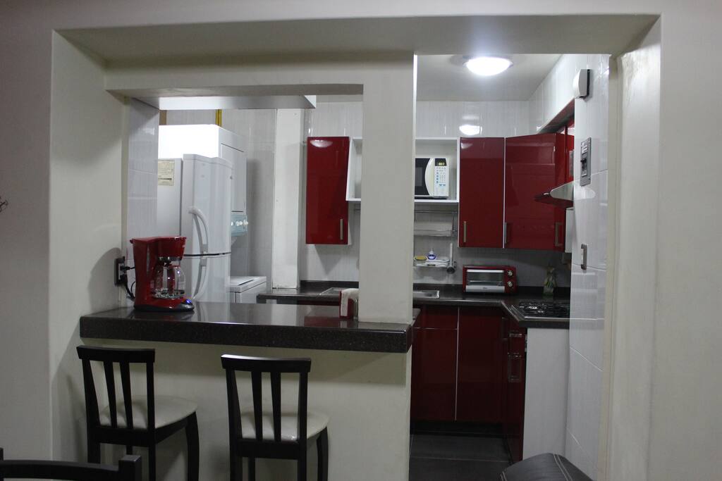 Cocina con todos los servicios