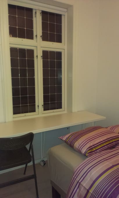 Work desk with one chair