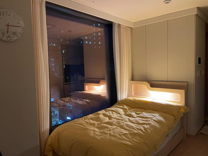 # Long-term discount # International student # Business # Stay # Korea # Myeongdong # Chungmuro # Full option # Residence # Monitor desk # Convenient transportation. View