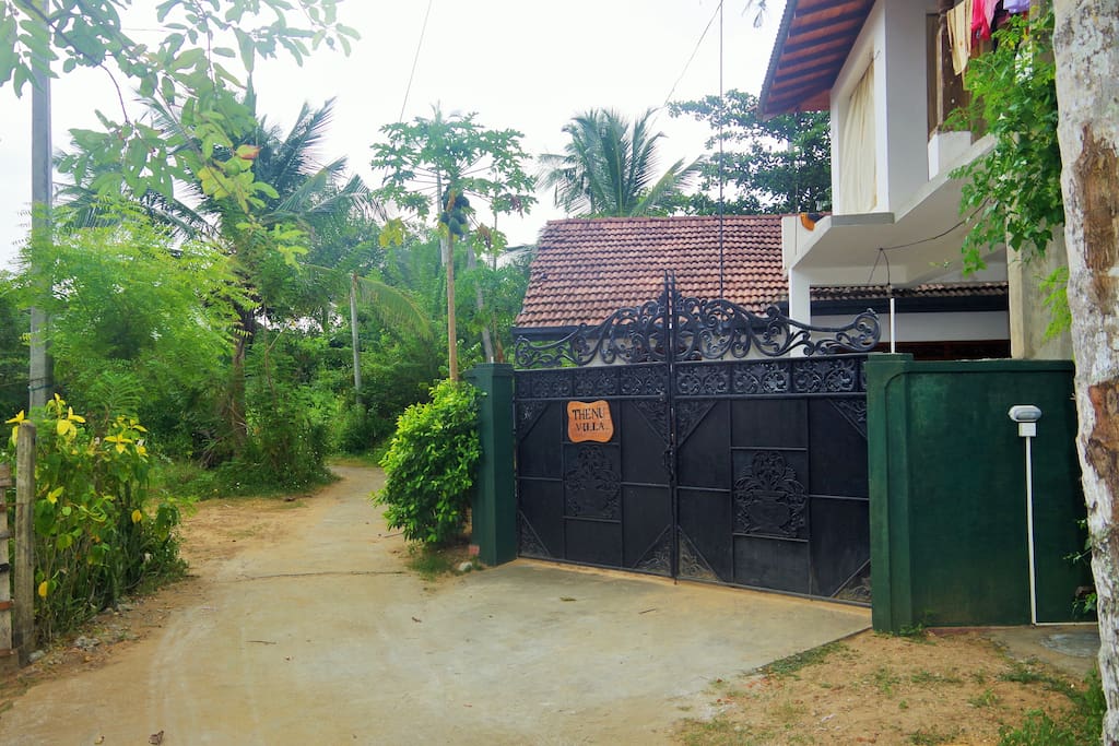 in front of our house - Thenu Villa – Hikkaduwa – Sri Lanka