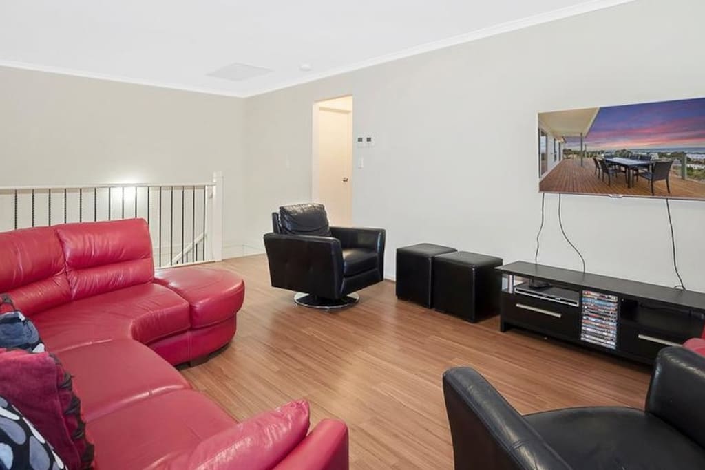 Upstairs lounge area
