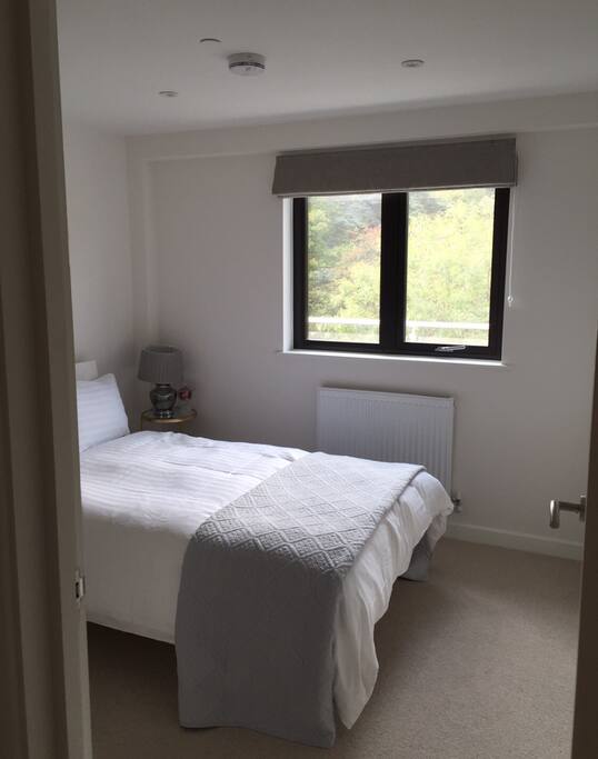 Downstairs double bed there is a double wardrobe you can't see in the picture