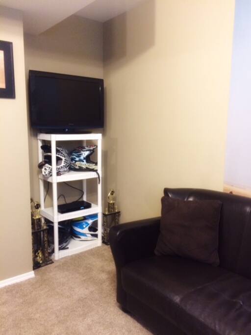 TV with Netflix in private living space