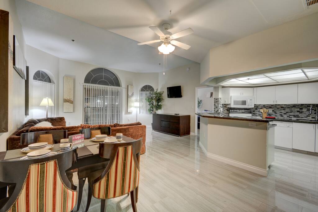 Dining/Kitchen/Living Room