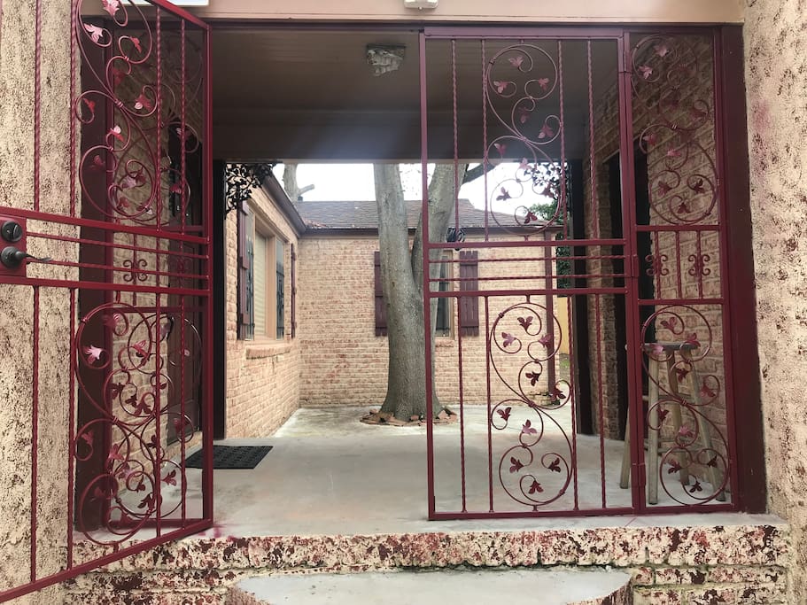 Wrought Iron Entry Gate