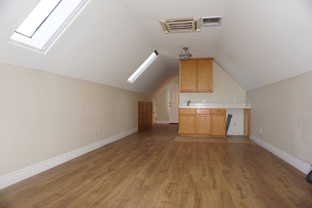 wet bar and closets area