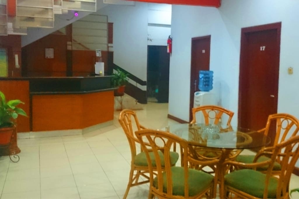 Receptionist area