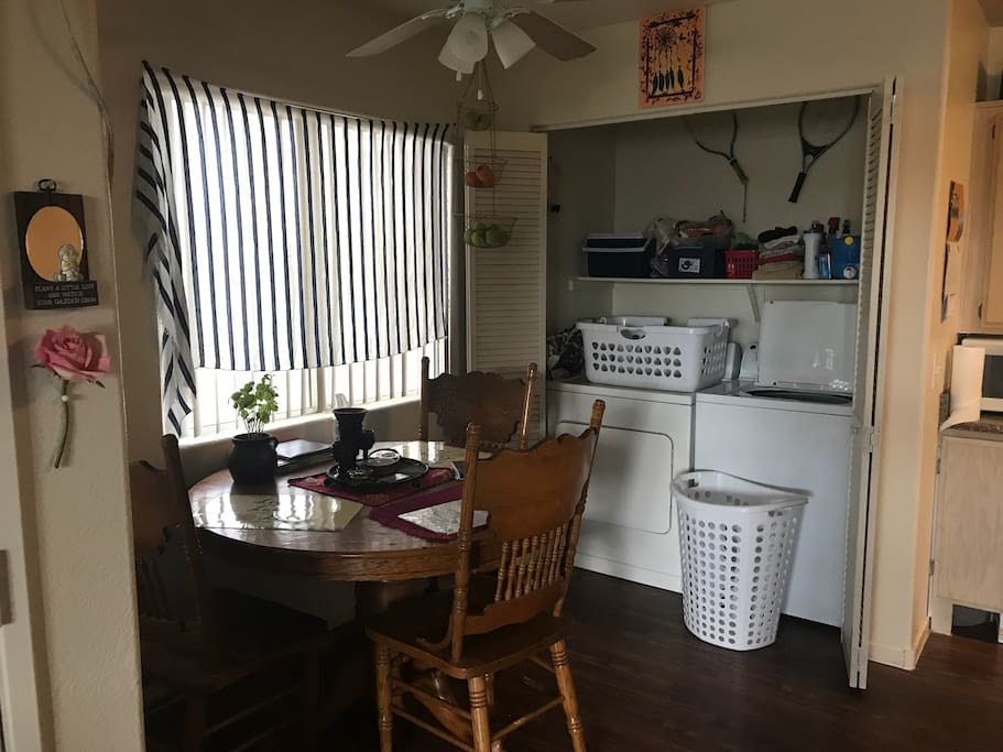 Dining/laundry