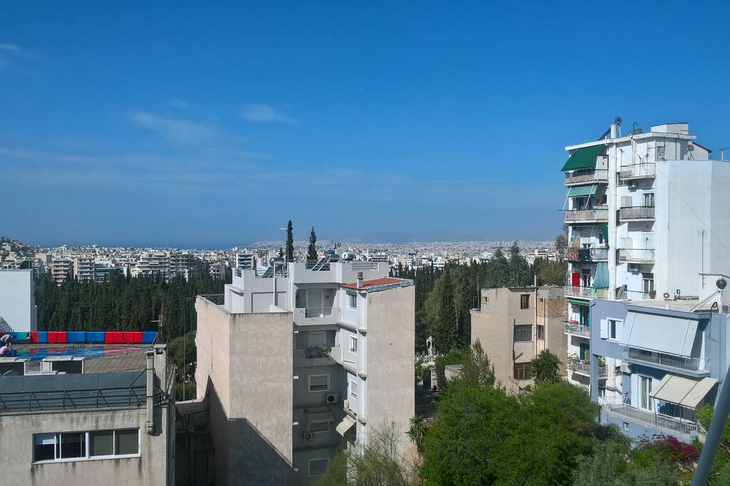 Θέα από το υπνοδωμάτιο