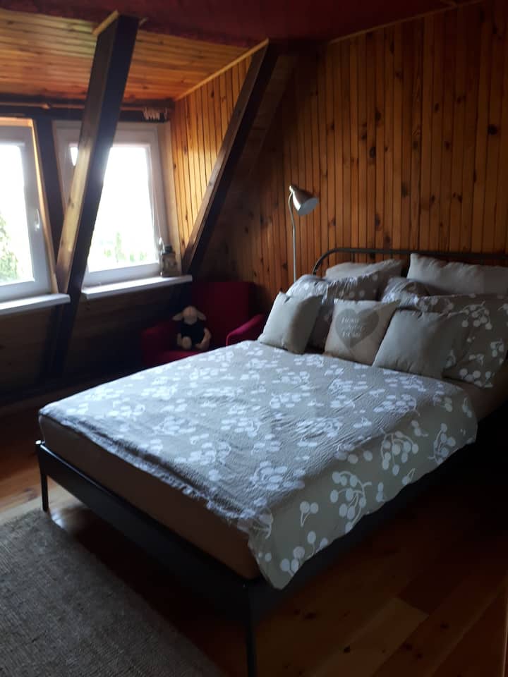 Habitación promedio arriba para 2 personas