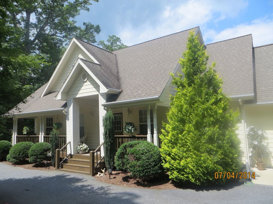 front of our home