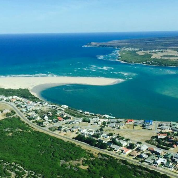Witsand from the air.