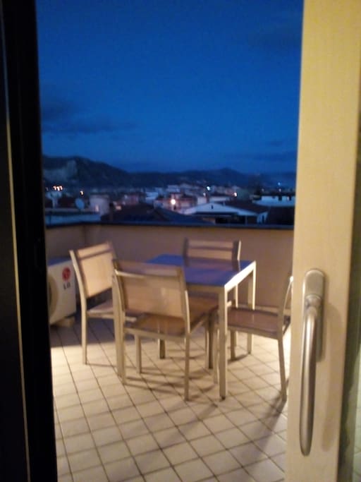 Terrazzino attrezzato convista panoramica
