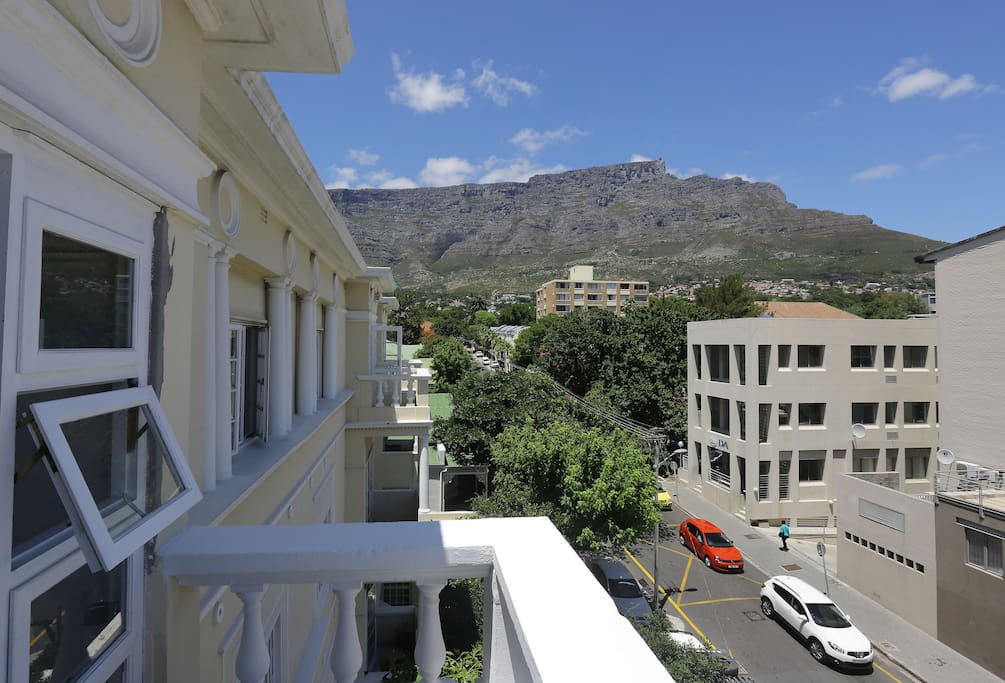 Balcony view of Table Mountain