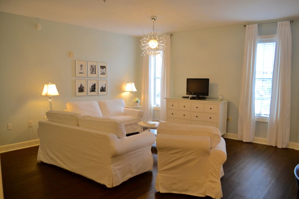Plenty of comfortable seating to watch your favorite movie.