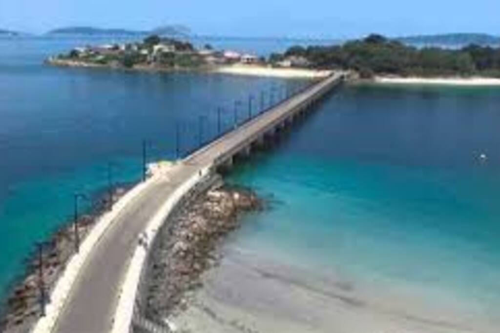 Acceso a la isla