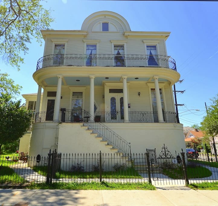 Beautiful, ornate home with many architectural treasures such as stained glass