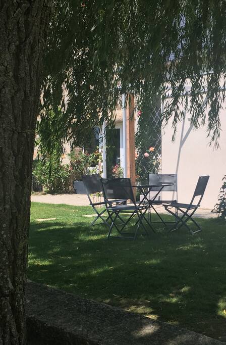 jardin ombragé
