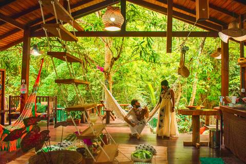ALTER TREE🏡🌴 HOUSE, dream in the Amazon💚2min walk to the beach🌟
