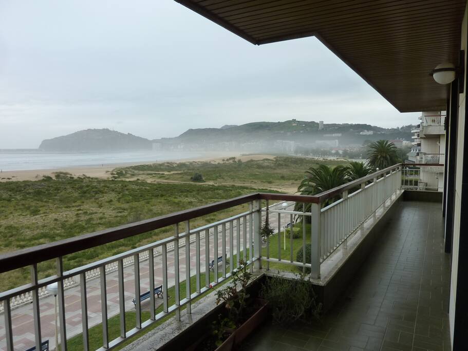 Terraza vistas playa