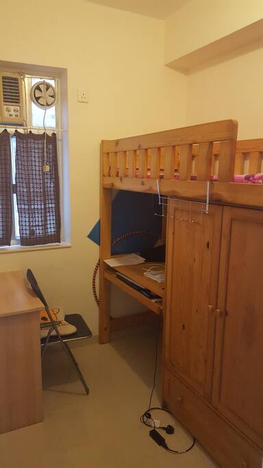 This is the room. Quiet and simple.
