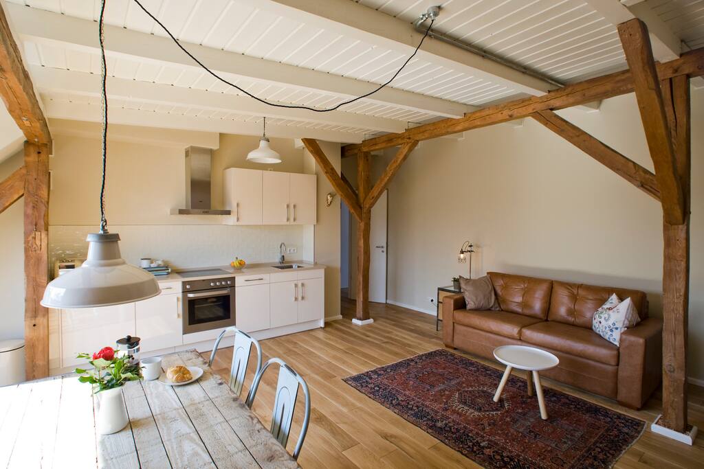 Open plan living area