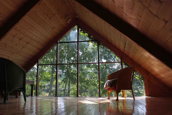 Farm Steading with wood burning stove