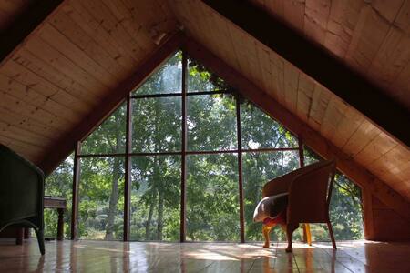 Farm Steading with wood burning stove