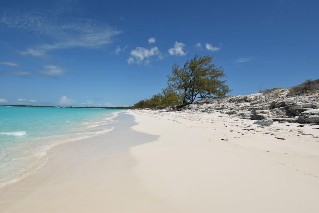 VERY private beach soft sand truly amazing