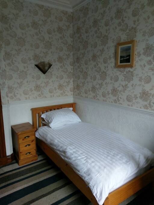 single bedroom, with tv tea/coffee and en-suit