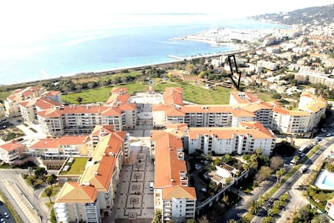 Successful Airbnb property: TOP APARTMENT-3RD FLOOR-SEA FRONT-SOUTH FACING in Antibes