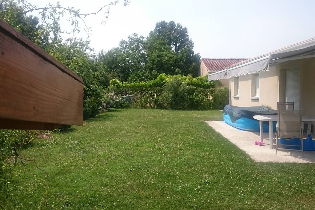 Jardin Sud terrasse et piscinette