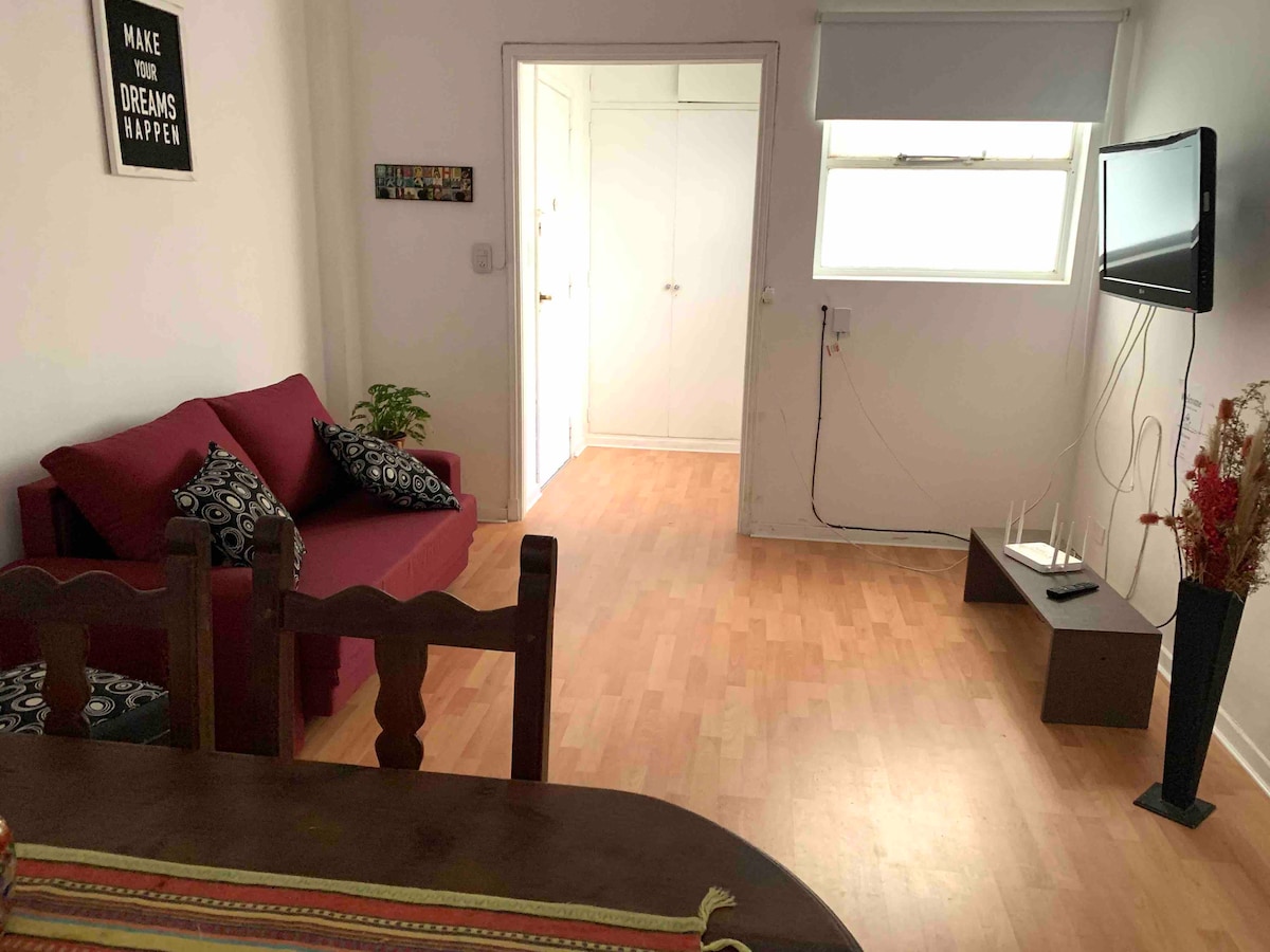Departamento de 2 ambientes en Monserrat con WiFi 300 MB