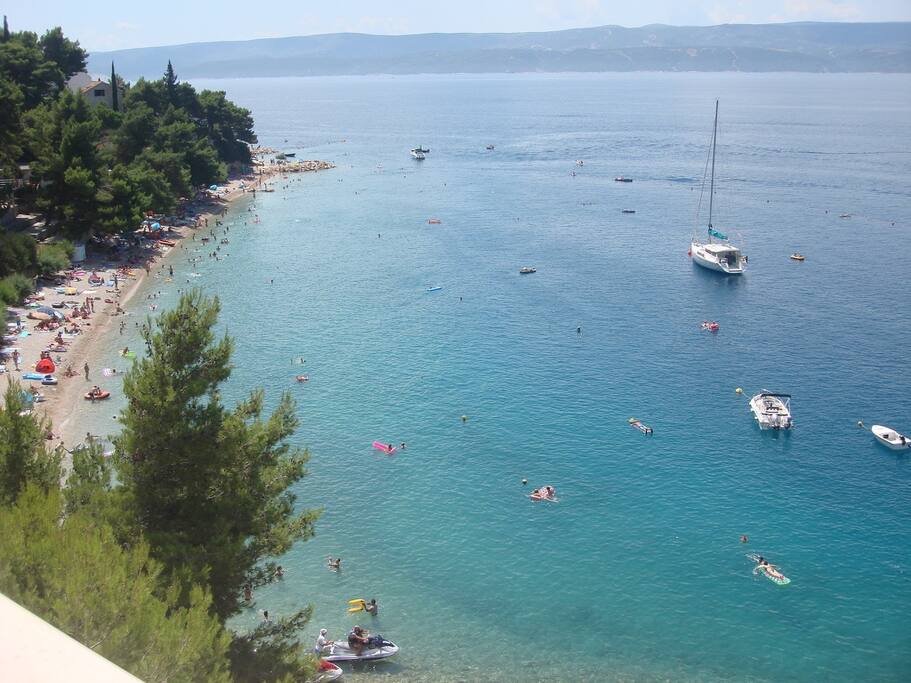 View from balcony.