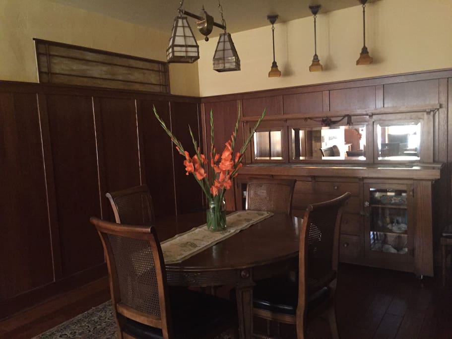 Intimate dining room.