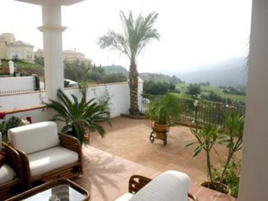 Front terrace