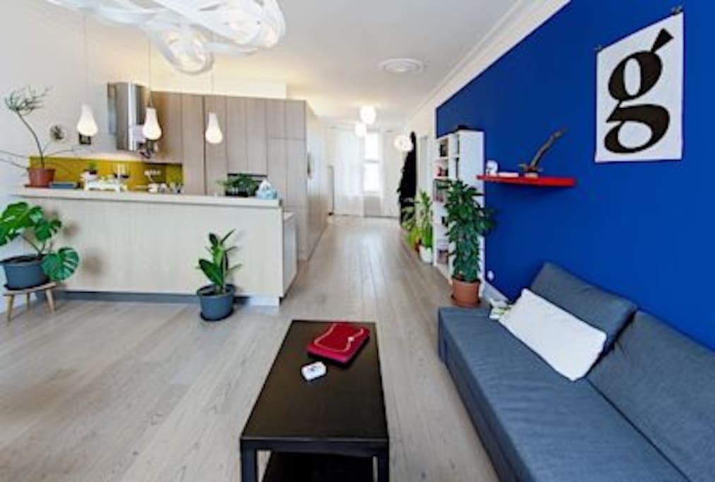Kitchen is a part of the living room