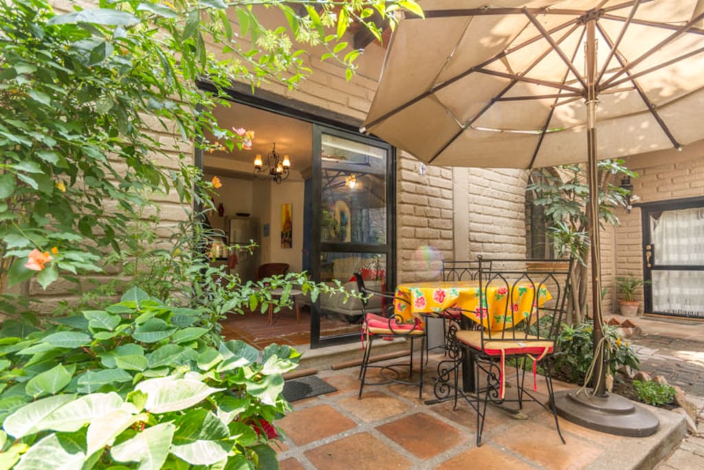 Front door patio