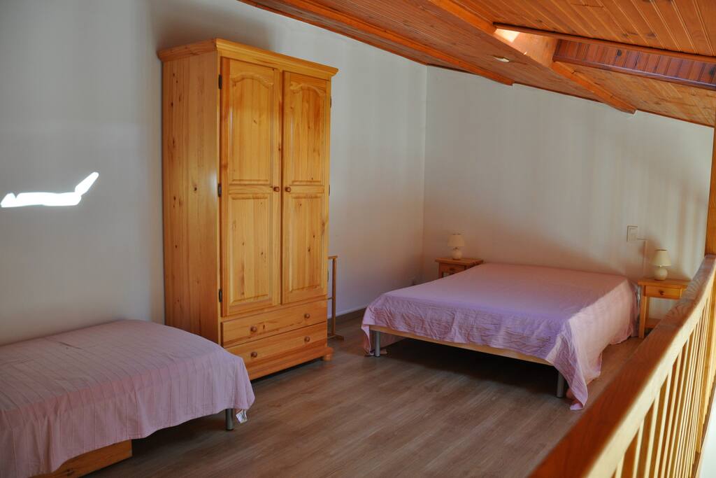 Grande chambre en mezzanine