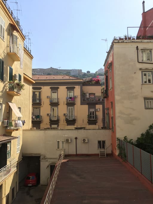 view from outside the kitchen window