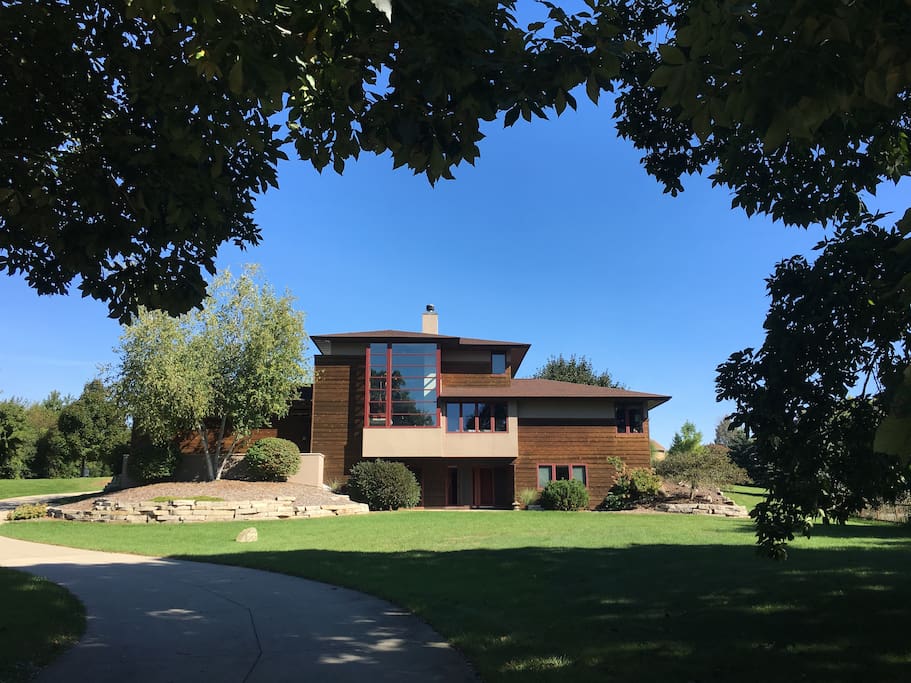 Our prairie home in the country.