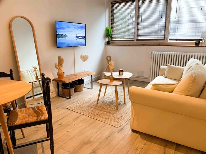 Appartement Plein Centre-ville - Baignoire Balneo - Sainte-Adresse