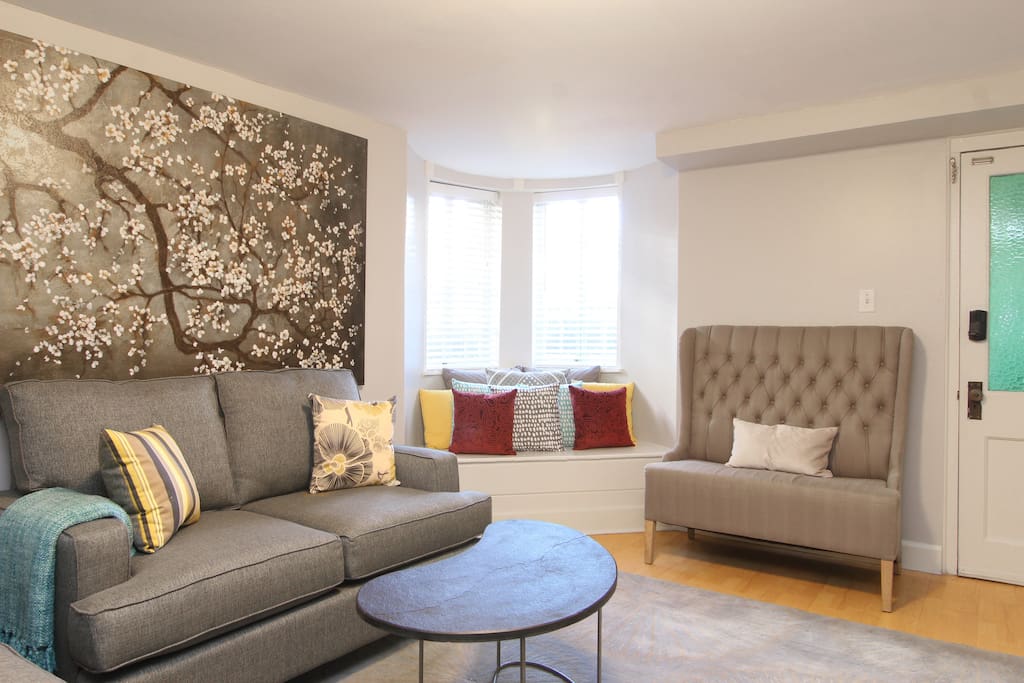 Living Room with sitting nook