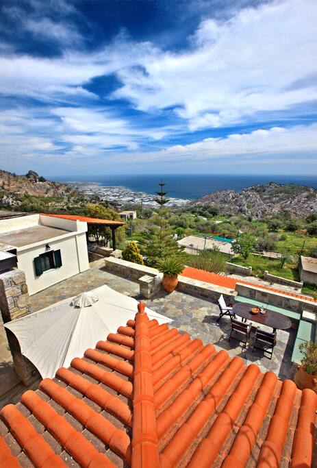 The view from the terrace