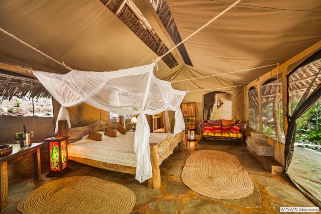 Huge bedroom area with fantastic furniture by our own Funzi Furniture.
