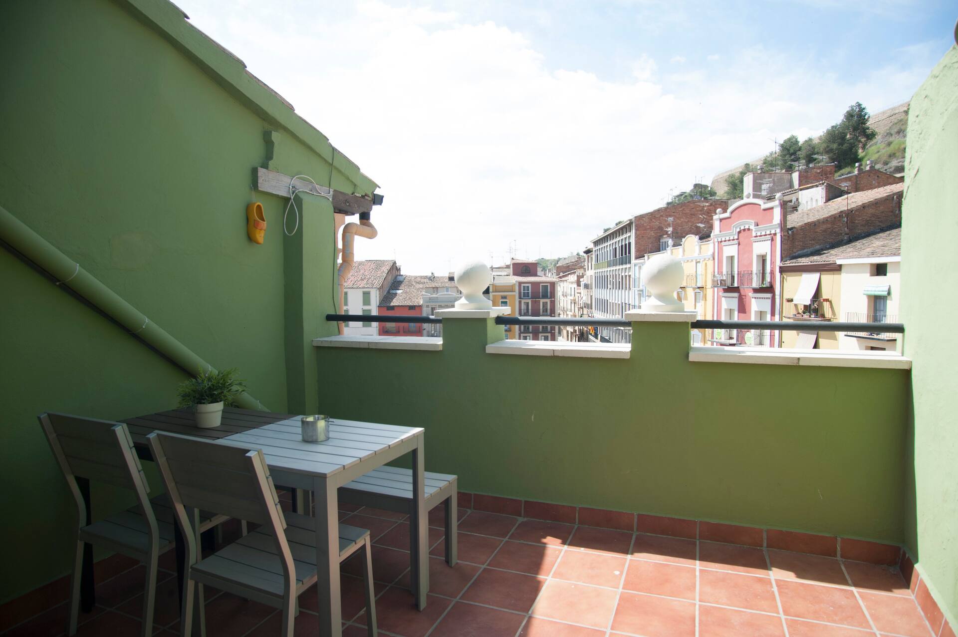 Holandés penthouse, terrace and views of Balaguer