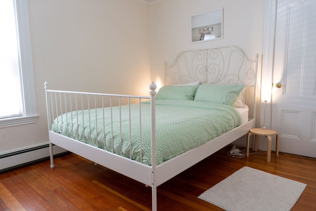 Queen bedroom with fitted wardrobe and internal and external locks for your security.