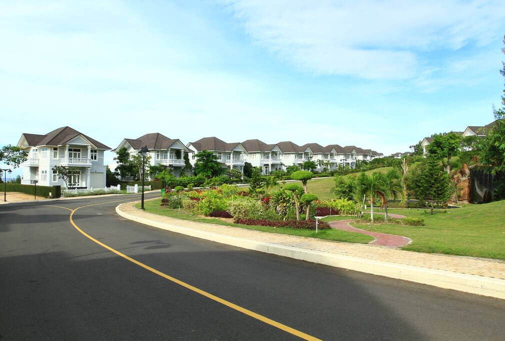 The company villas area