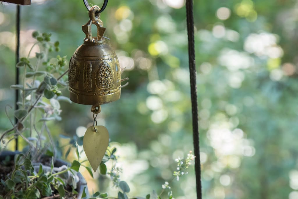 chimes from the Golden Buddha shrine in Thailand